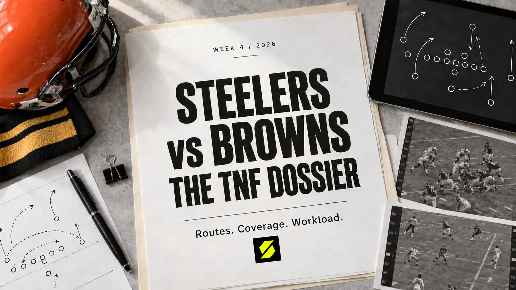 Steelers vs Browns: Routes, Coverage and the TNF Prop Watchlist